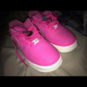 Pink Air Force ones